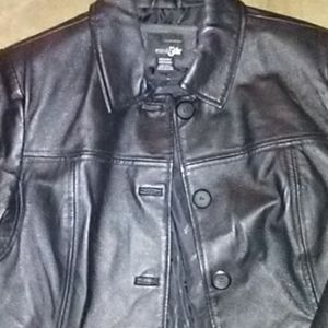 East 5th leather jacket sz med